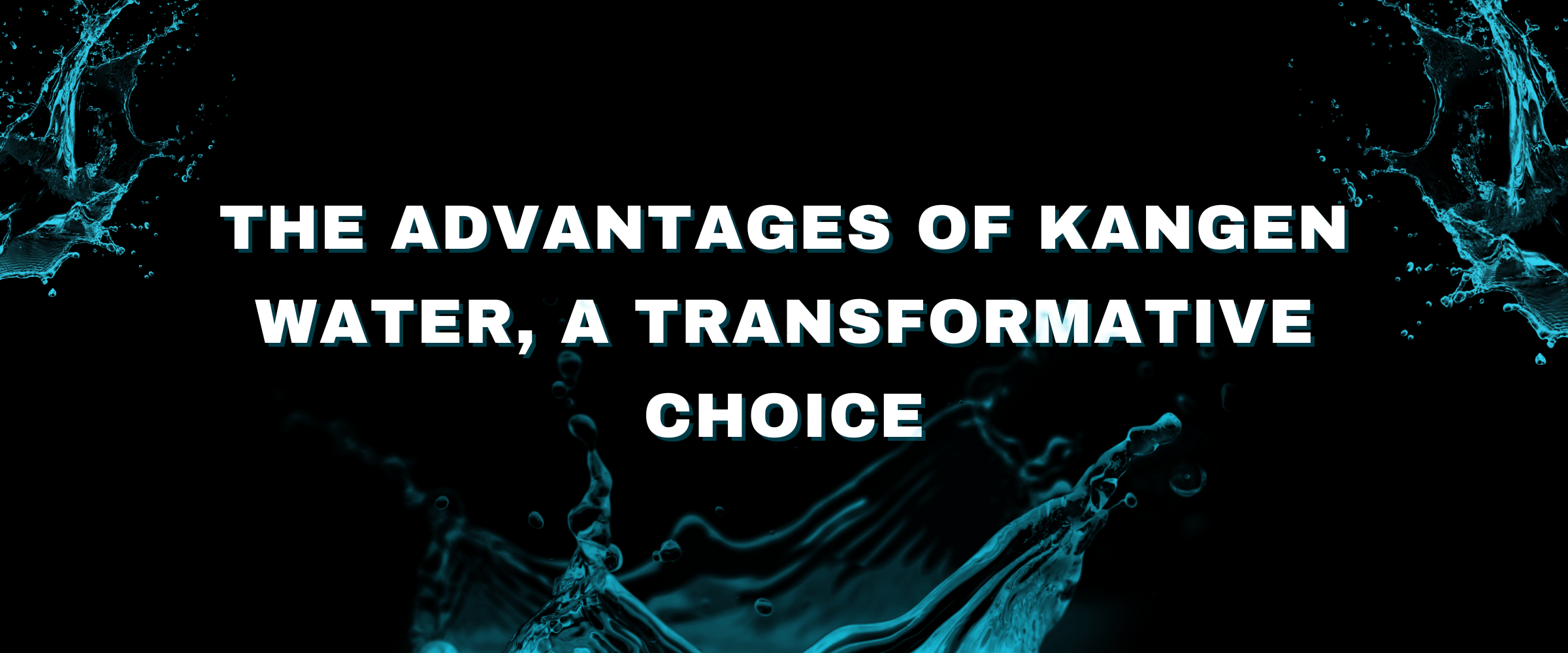 Advantages of Kangen Water